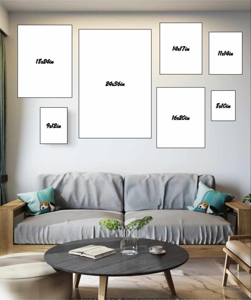 Wall Art Size Chart