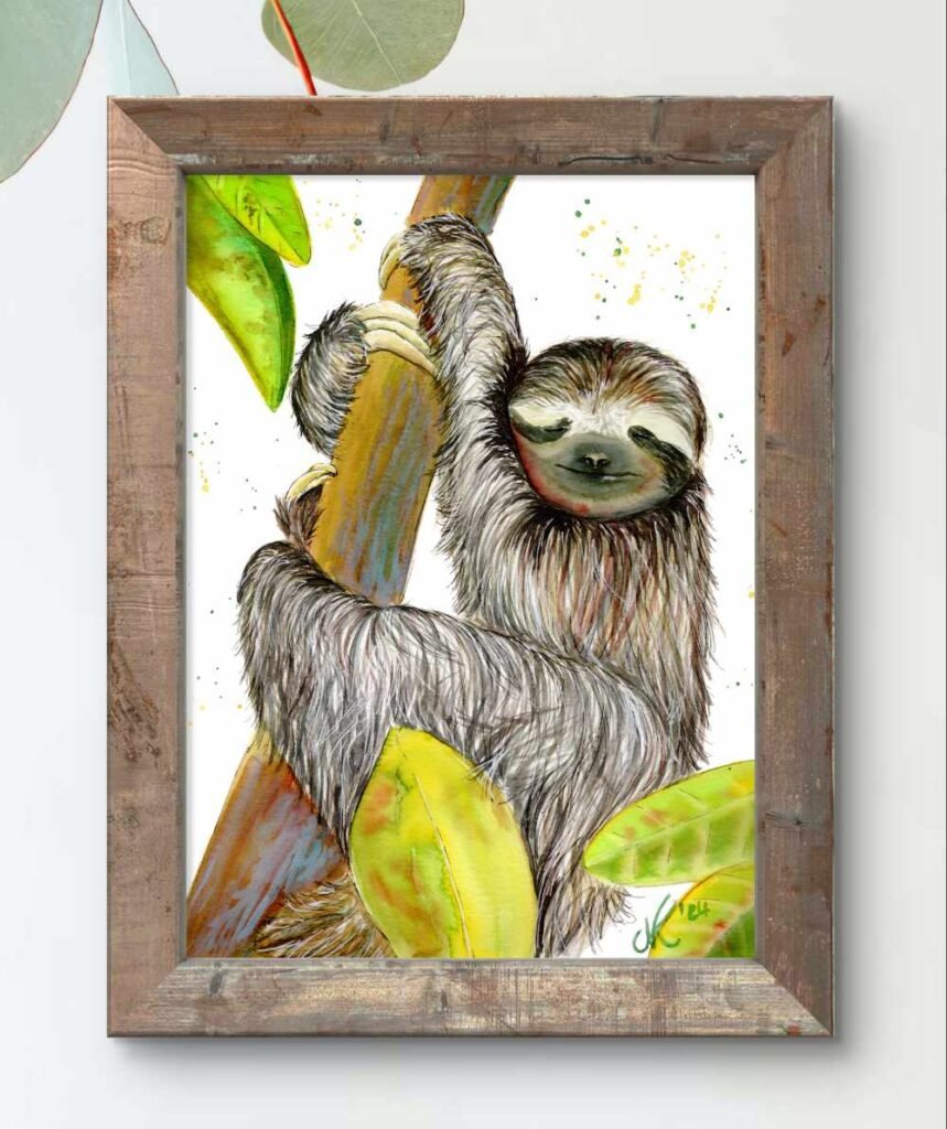 Pygmy Three-toed Sloth Mockup