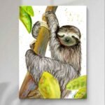 Pygmy Three-toed Sloth Mockup