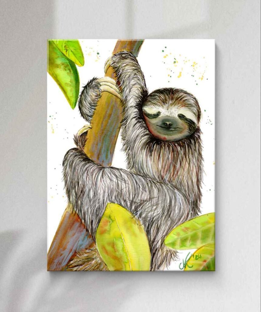 Pygmy Three-toed Sloth Mockup