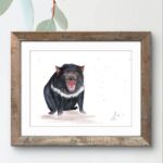 tasmanian-devil-framed