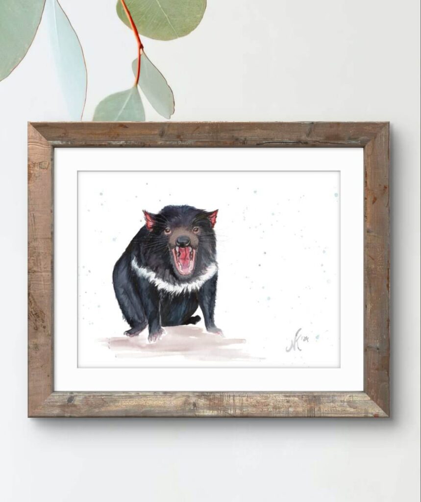 tasmanian-devil-framed