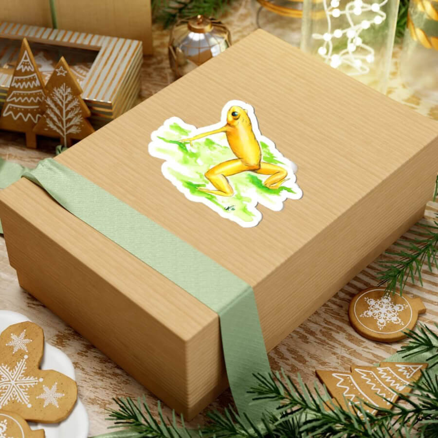 Golden Mantella Sticker1 (3) Golden Mantella Sticker