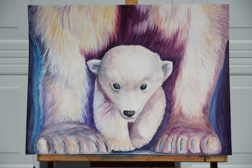 Painting of Polar Bear