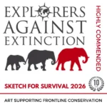 Highly Commended Explorers Against Extinction 2026 logo